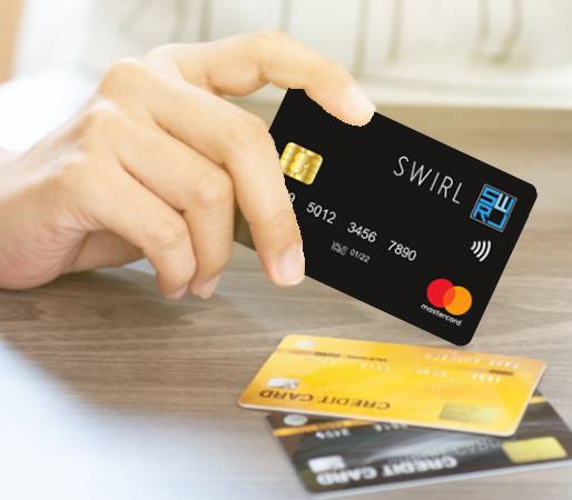 difference between SWIRL Card and a credit/debit card