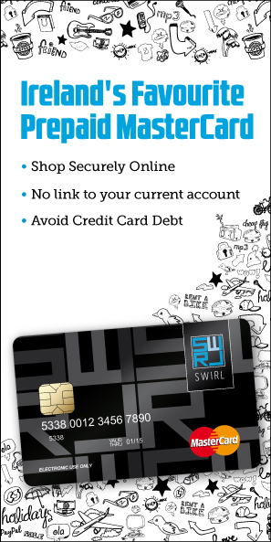Best prepaid MasterCard in Ireland - Swirlcard