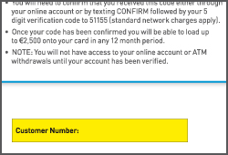 Register prepaid Mastercard Ireland part 2