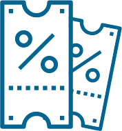 Employee Gift Cards - Widely Accepted at 45 Million+ Locations (Voucher Icon)