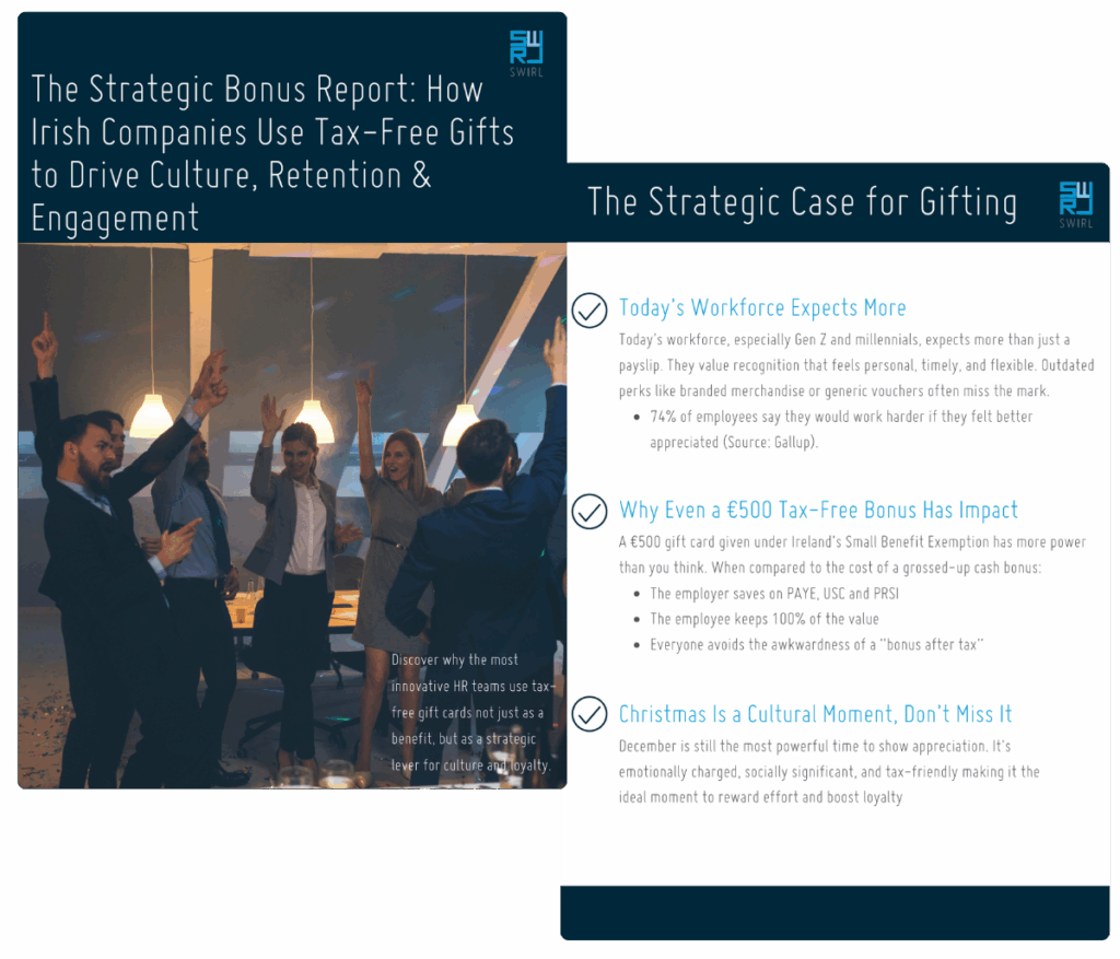 The Strategic Bonus Report How Irish Companies Use Tax-Free Gifts to DriveCulture, Retention & Engagement