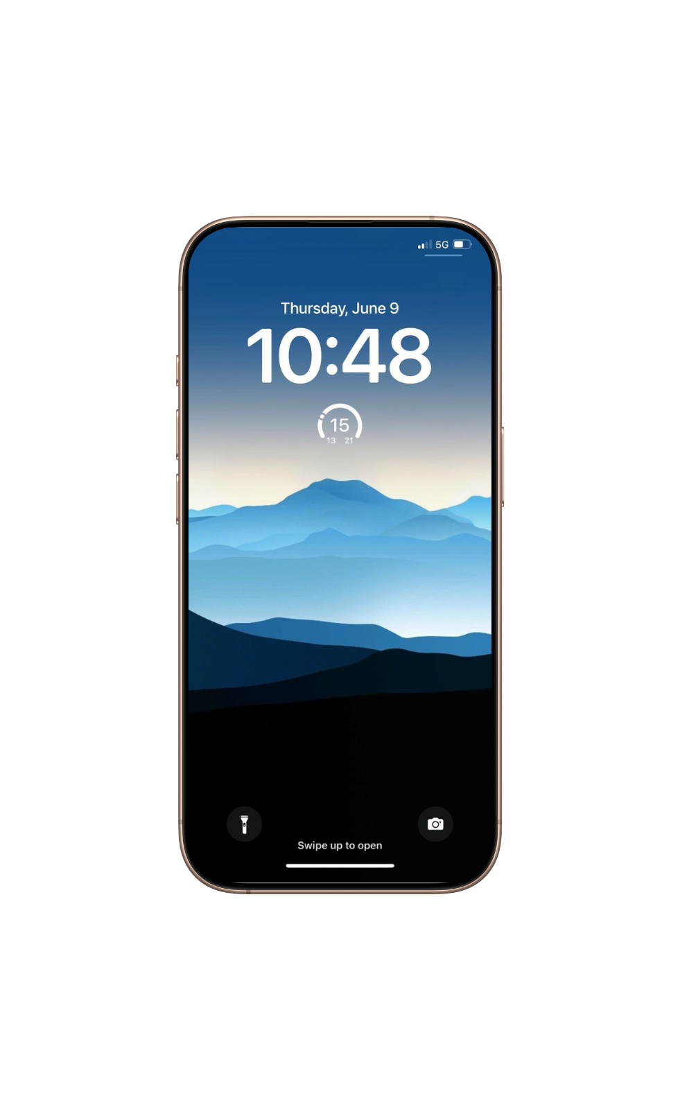 Double-click the side button on your iPhone